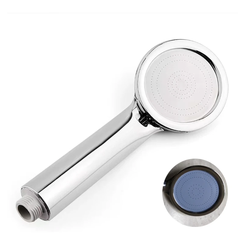Pressurized Nozzle Shower Head ABS Bathroom Accessories High Pressure Water Saving Rainfall Chrome Bathroom Shower Head Shower Head Shower Nozzle