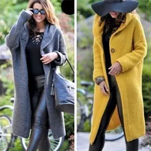 

Women's Sweaters Winter 2020 Fashionable Casual Loose Sweater Female Autumn Cardigans Single Breasted Puff Hooded Coat Clothing