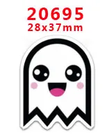 30 шт мультяшный персонаж плоское украшение из смолы PR 20720 - Цвет: 20695
