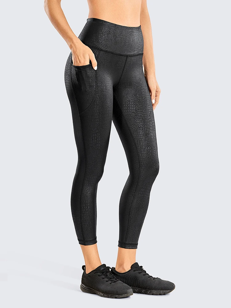 Faux leather athletic leggings Clearance