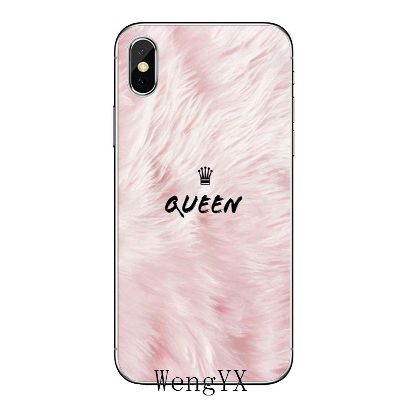 King and queen пара bff для samsung Galaxy A10 A30 A40 A50 A60 A70 xiaomi mi 9 redmi note 7 для huawei p30 lite pro Чехол - Цвет: King-Queen-A-06