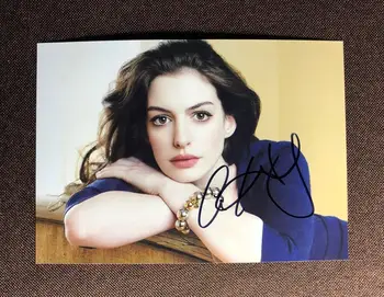 

hand signed Anne Hathaway autographed photo 5*7 autograph in ink 112019P3