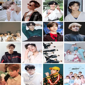 

Kpop GOT7 New Album Call My Name Photo Card Paper Official Made For Fans Gift Paper Poster Photo Card Collection Stationery Set