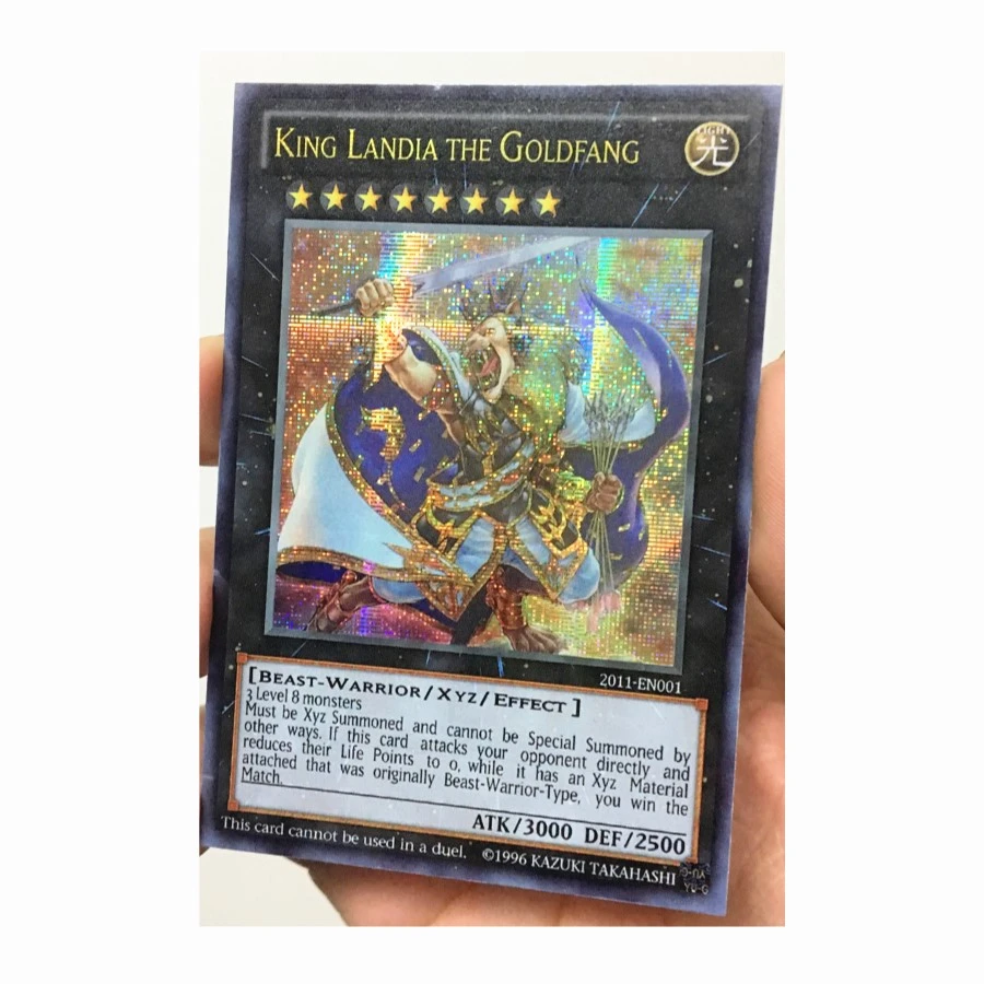 Yu Gi Oh King Landia The Goldfang World 2011 Prizes English Diy Toys  Hobbies Hobby Collectibles Game Collection Anime Cards - Game Collection  Cards - AliExpress