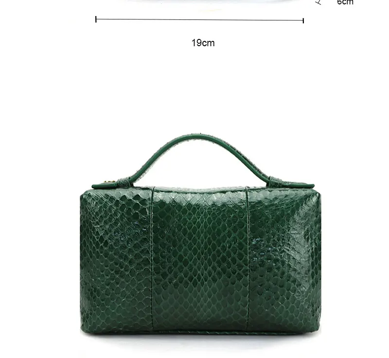Новая дизайнерская сумка из натуральной змеиной кожи, переносная сумка, маленький клатч из натуральной кожи питона, Женская сумочка, кошелек