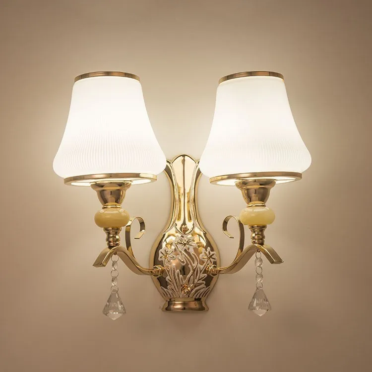 

wall lamp lights aisle European sitting room background wall of bedroom the head of a bed wall lamps and lanterns