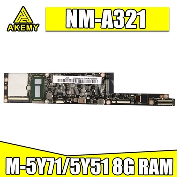 

Akemy NM-A321 Laptop motherboard For Lenovo YOGA 3-Pro 1370 original mainboard 8GB-RAM M-5Y71/5Y51 CPU