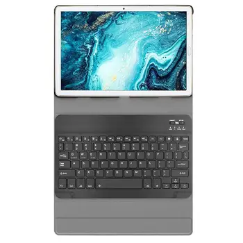 

Wireless Bluetooth 3.0 Keyboard W/ Magnetic PU Leather Protective Case for Huawei Mediapad M6 HW-1080 10.8 inch Multi-Angle