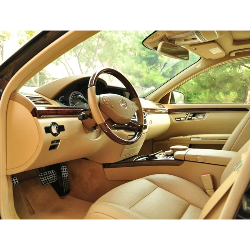 Для Mercedes Benz W124 W202 W203 W140 W208 W210 W211 W220 R170 R171 r-класс из нержавеющей стали Нескользящие тормозные педали