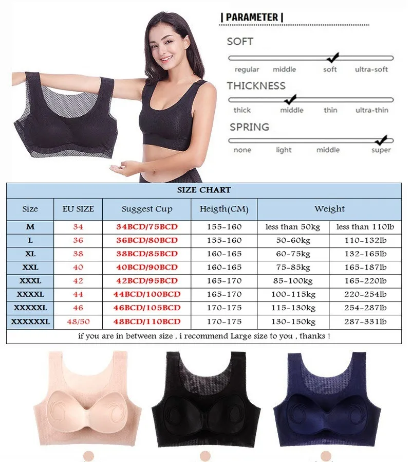 SEXYWG, M-6XL, женский бюстгальтер для йоги, спортивный топ, сетчатый, дышащий, пуш-ап, бюстгальтеры для бега, фитнеса, спортивный жилет, беспроводной, BH, бюстгальтер размера плюс