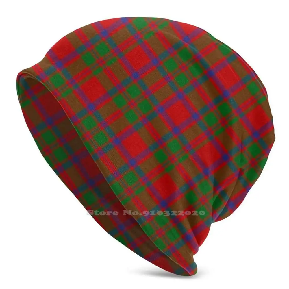 Clan Macintosh Tartan Sport All'Aria Aperta Sottile Antivento Soft Fashion Beanie Hat Macintosh Heraldry Coat Of Arms Tartan Kilts Chief