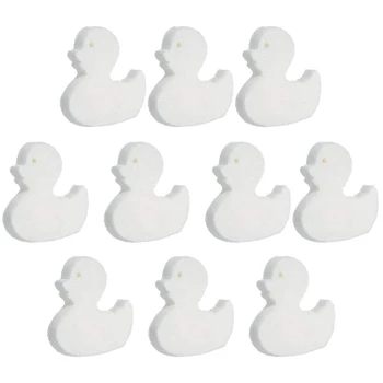 

10 Packs of Duck-Shaped Scum Sponge to Absorb Oil Dirt and Scum