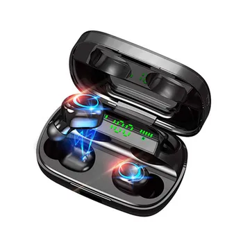 

S11 Tws Wireless Bluetooth Earphone Touch Control In Ear Headset with Microphone 3500 mAh Power Bank Mini Earbuds