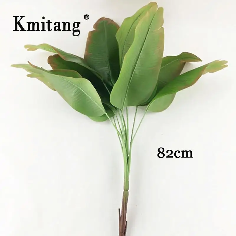 82 см 9 дюймов вилка Monstera оставляет большую искусственную пальму большие