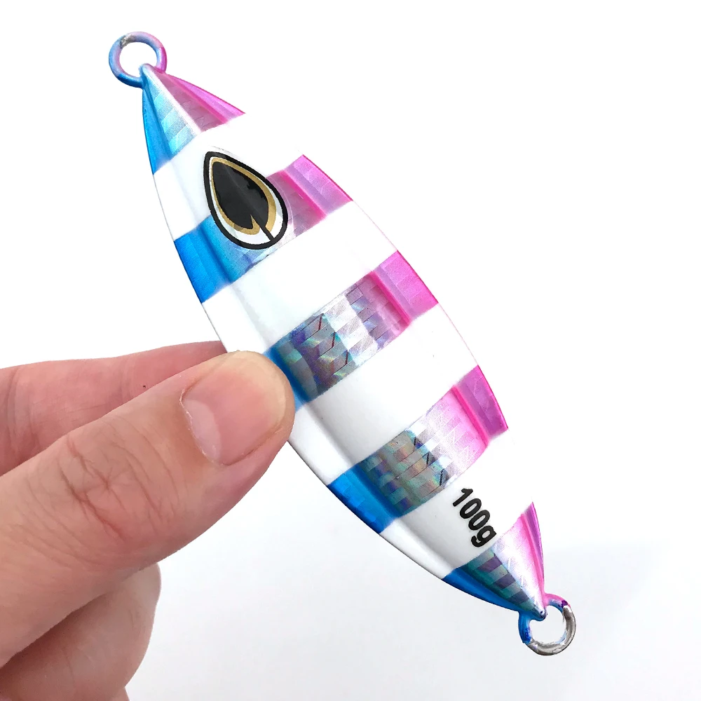 OBSESSION jigging lure glow bait boat fishing 40g 60g 80g Slow fall Jig lures Metal Fishing bait Casting Jig Lead Fishing Tackle