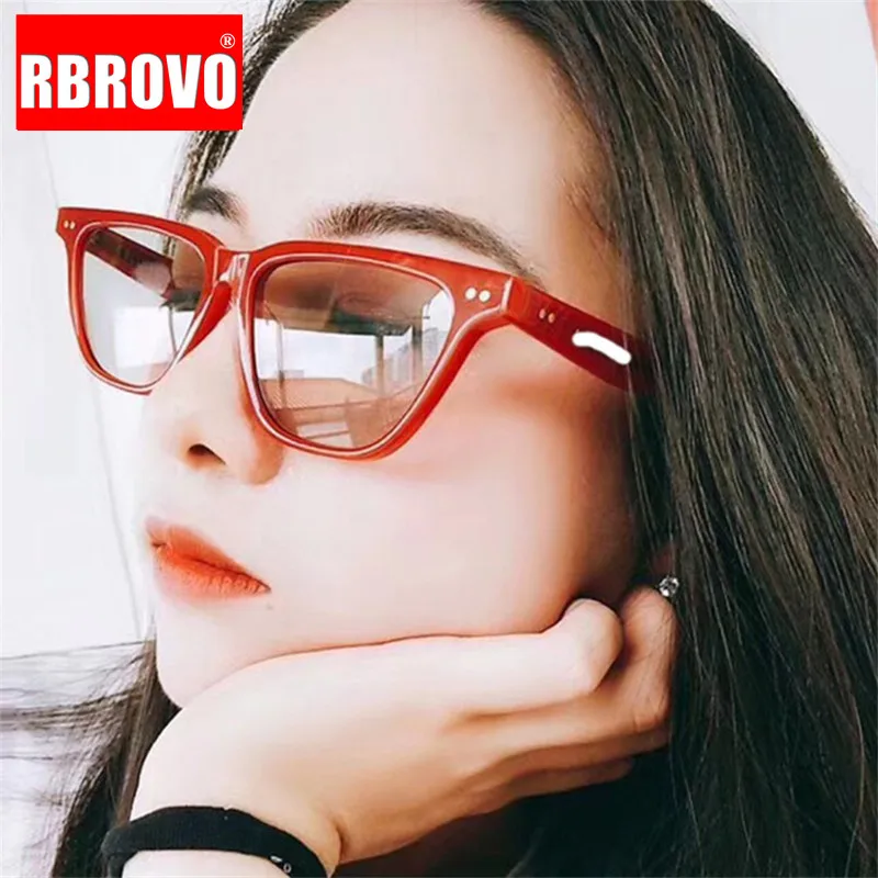 RBROVO 2020 Модные Простые солнцезащитные очки для женщин дизайнерские роскошные