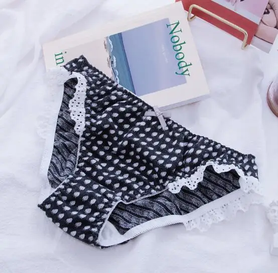Новое поступление Размеры M, L, XL, милая Лолита, Каваий; жаккардовое пальто клубника, один из самых красивых хлопковые кружевные трусики, нижнее белье WP606
