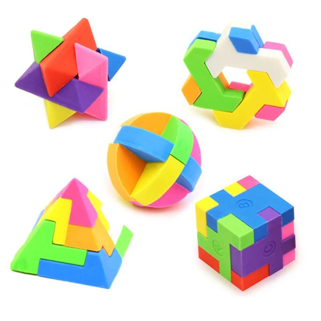 Puzzle Cube Gomme En Caoutchouc Pour Enfants, Sac De Fête Remplissage  Pinata, Jouet De Récompense, Cadeaux Pour Garçons, 6 12 24 Blocs, Livraison  Gratuite - Faveurs De Fête - AliExpress