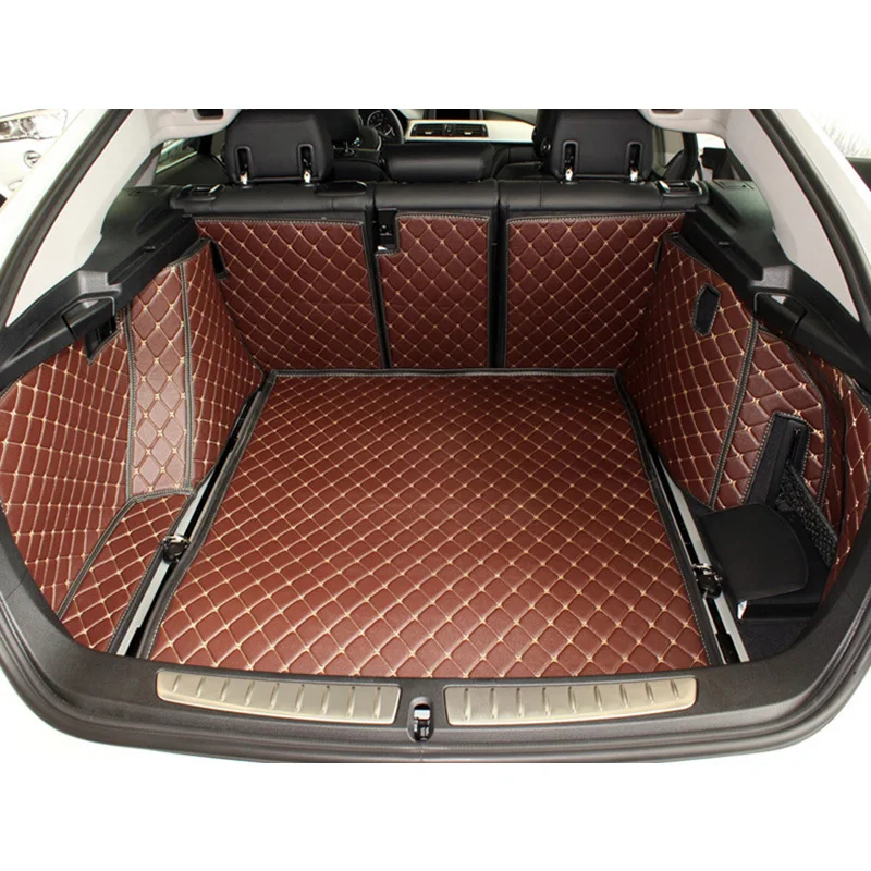Кожаный коврик для багажника автомобиля подкладка груза BMW 3 серии GT F34 2013 2014 2015 2019