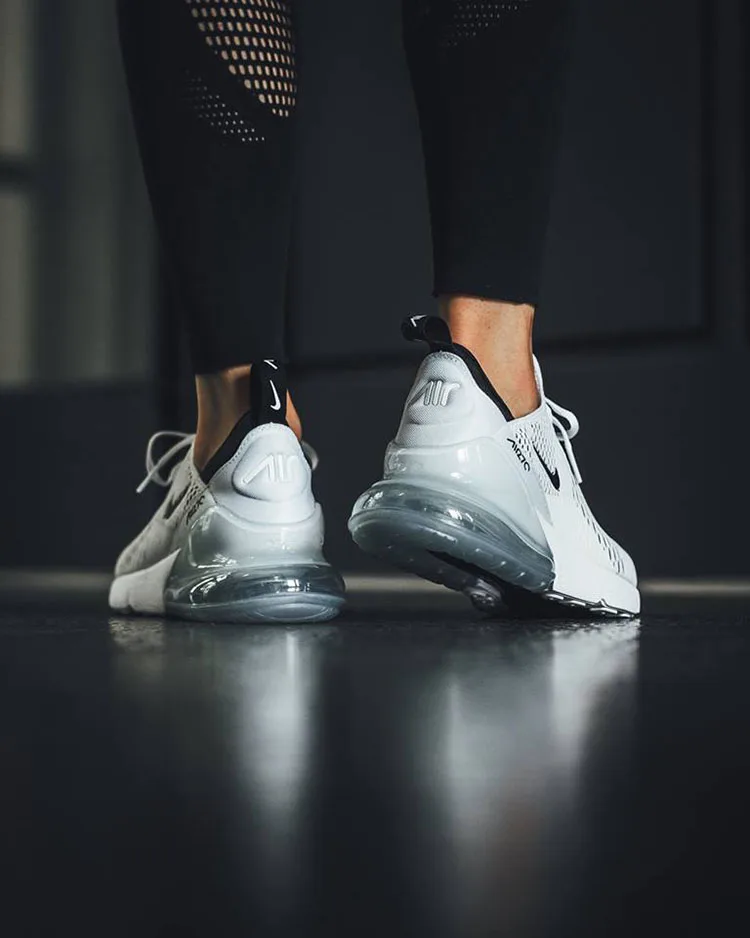 Аутентичные женские кроссовки для бега Nike Air Max 270, Классические дышащие удобные нескользящие уличные кроссовки высокого качества AH6789