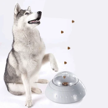 

Automatic Dog Feeder Toys Funny Catapult Thrower Puzzle Toy Pet Interactive Food Feeding Dispenser Treat Launcher Toy NEW