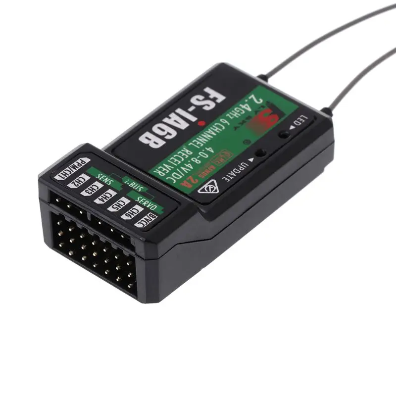 

Flysky FS-iA6B 2.4GHz 6CH Receiver PPM Output iBus Port for FS i4 i6 i10 GT2E 95AE