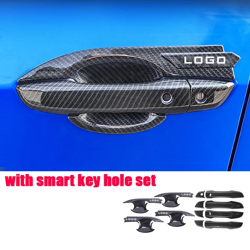 smart coverbowl Для Honda Civic 10th седан хэтчбек углеродного волокна автомобиль снаружи дверные ручки чаши Крышка отделка автомобиля стилю C1466 - Цвет: smart coverbowl