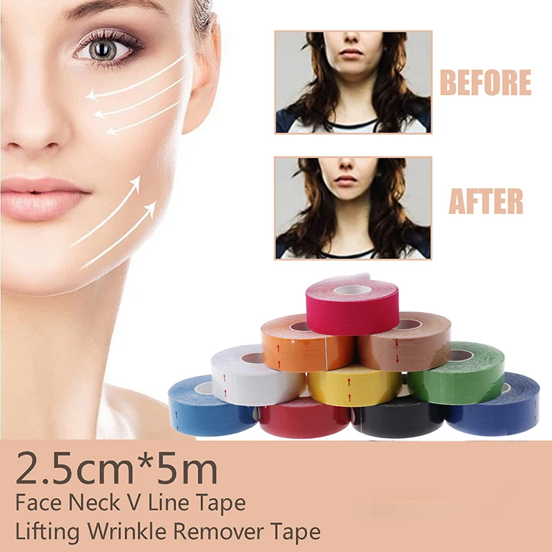 5m Kinesiology Tape For Face V Line Neck Eyes Lifting Wrinkle Remover