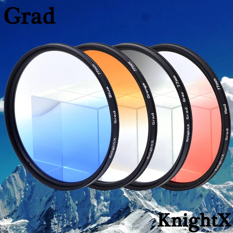 Фильтр объектива камеры KnightX gnd для canon eos sony nikon d5100 50d 700d 60d d600 24-105 49 мм 52 мм 55 мм 58 мм 62 мм 67 мм 72 мм 77 мм