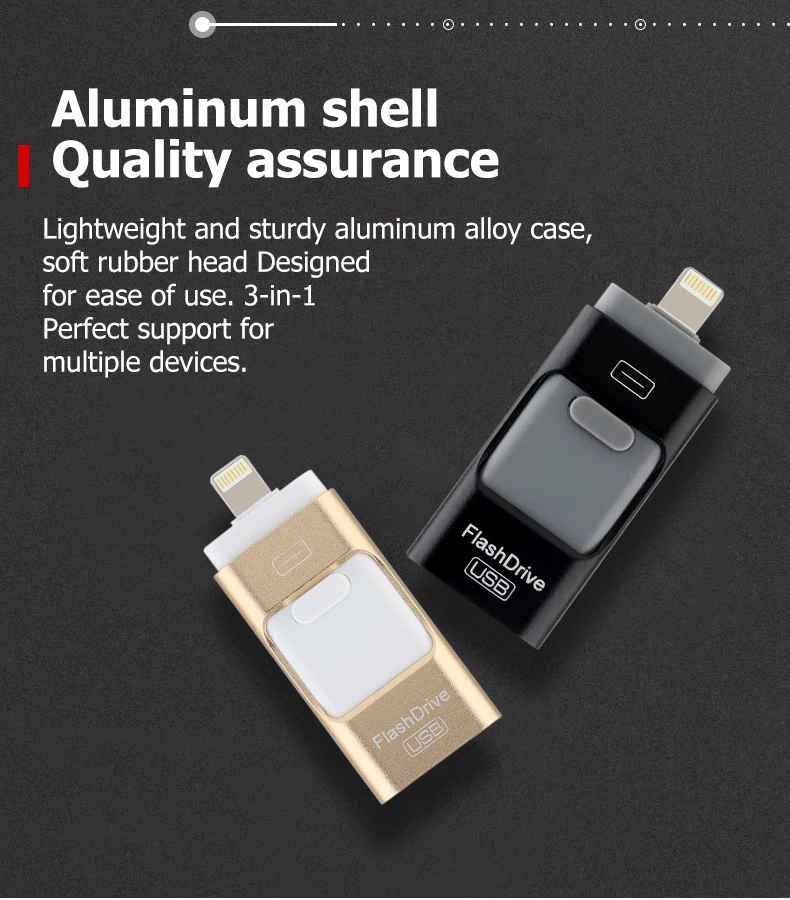 Флеш-накопитель 128 Гб 64 ГБ 32 ГБ 16 ГБ металлический USB OTG iFlash накопитель HD USB флеш-накопители для iPhone iPad iPod iOS Android Phone 3,0