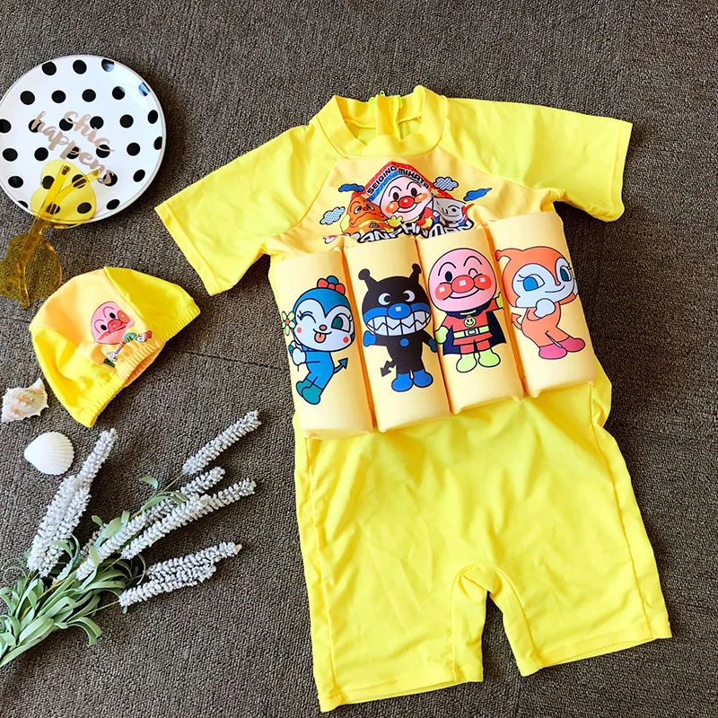 Цельный купальный костюм для мальчиков и девочек детский плавучий спасательный