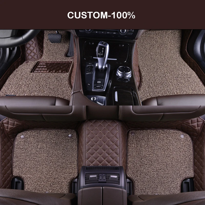 

HLFNTF Double Custom car floor mats for Isuzu all model D-MAX mu-X auto accessories auto accessories