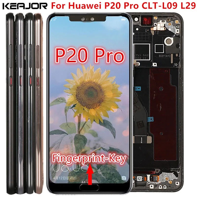 TFT-дисплей для Huawei P20 Pro CLT-L09 ЖК-экран протестированный ЖК-дисплей + сенсорный экран