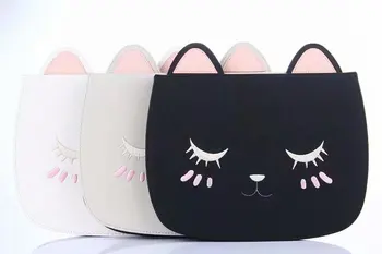 

Cute Cat PU Leather Cover Tablet Stand for Apple iPad 4 9.7 2018 Air 2 3 Pro 11 10.5 Mini 4 5 Flip Cartoon Protective Case Bag