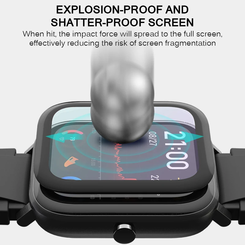 Для Amazfit Gts Защита экрана для часов изогнутая пленка для часов полное покрытие мягкая прозрачная защитная пленка чехол