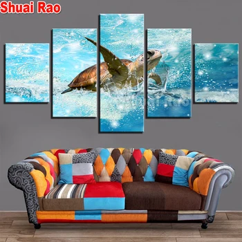 

Sea Turtles diamond embroidery full square/round diamond painting 5d diy mosaic art beach landscape home decor gift,