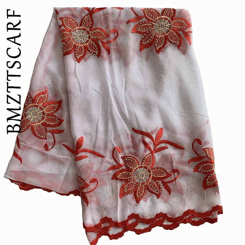 CLEAR STOCK 10 PIECES 1 LOT! African Women Scarfs High Qaulity Chiffon Scarf Big Size Scarfs for Shawls - Цвет: Color 35