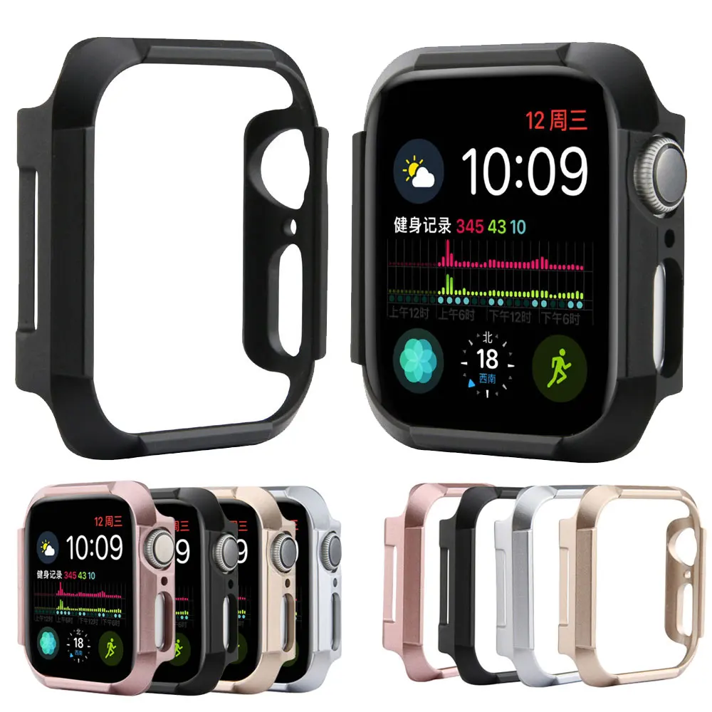 Жесткий противоударный чехол для apple watch 4 40 мм 44 мм Броня тонкий бампер для apple корпус для часов для iwatch