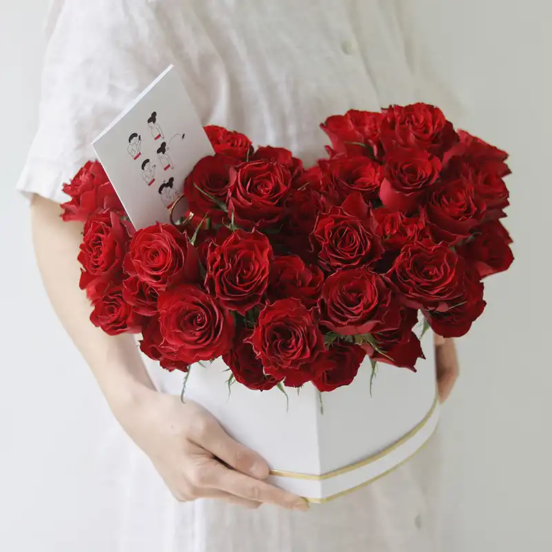 Berbentuk Hati Kejutan Rose Kotak Mewah Proposal Kotak Bunga Buket Bunga Hadiah Pengaturan Gaya Eropa Mawar Kotak Persediaan Hadiah Tas Pembungkus Aliexpress