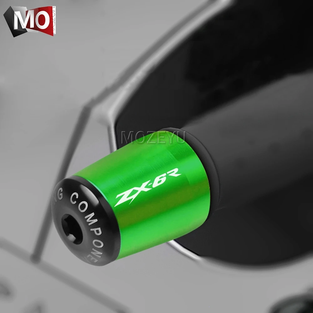 Рукоятка для Руля Мотоцикла 7/8 &quot 22 мм с наконечником и пробкой KAWASAKI ZX6R ZX 6R 2000-2016