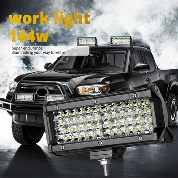 

72W 144W Light Bar Work Light Spotlight LED Light Bar For Truck Driving Offroad Boat Car Tractor 4x4 SUV ATV 12V 24V