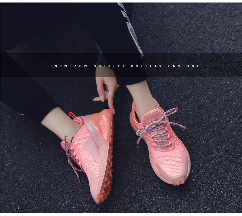 Женская обувь для бега; модные оригинальные женские брендовые кроссовки на шнуровке; оранжевая спортивная обувь для тренировок для женщин; deportivas mujer