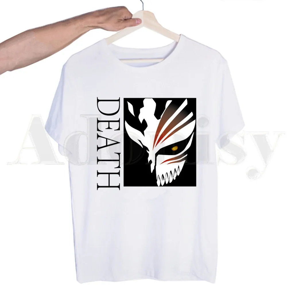 Отбеливающее аниме Kurosaki ichigo Zaraki Kenpachi футболки мужские модные летние топы