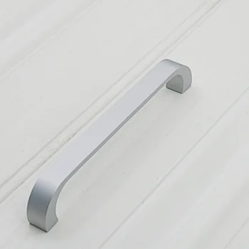 Aluminum Long Knob Cabinet Furniture Door Handles Knobs Bedroom Closet Dresser Kitchen Drawer Pulls DC120