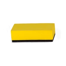 6 шт. губки для автомойки с покрытием из пенополистирола и лака для обслуживания автомобиля, губка для восковой депиляции, аппликатор для стеклокерамического покрытия, для чистки автомобиля