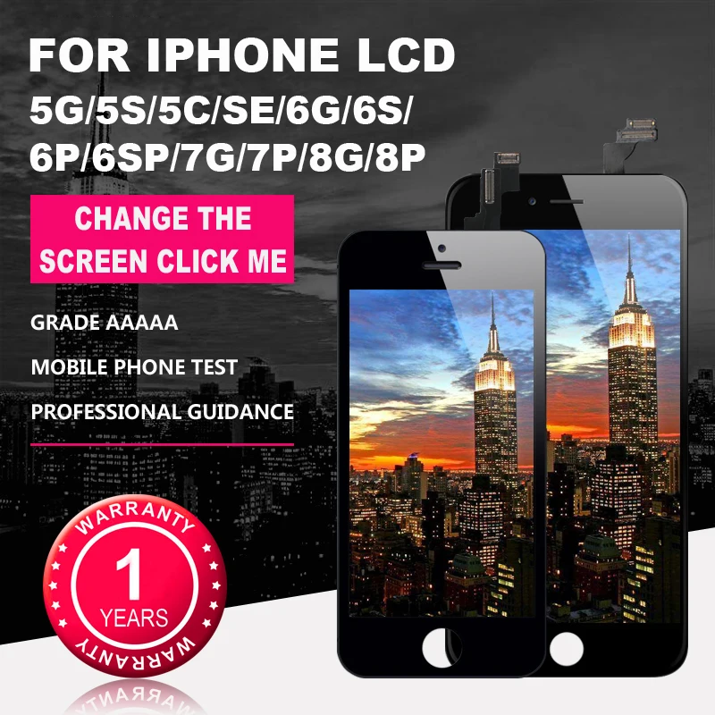 

LCD Screen For iPhone 6 6S 6P 6SP replacement Digitizer Assembly AAAA++++ Quality Display For iPhone 5S 5C 5G Screen With Tools