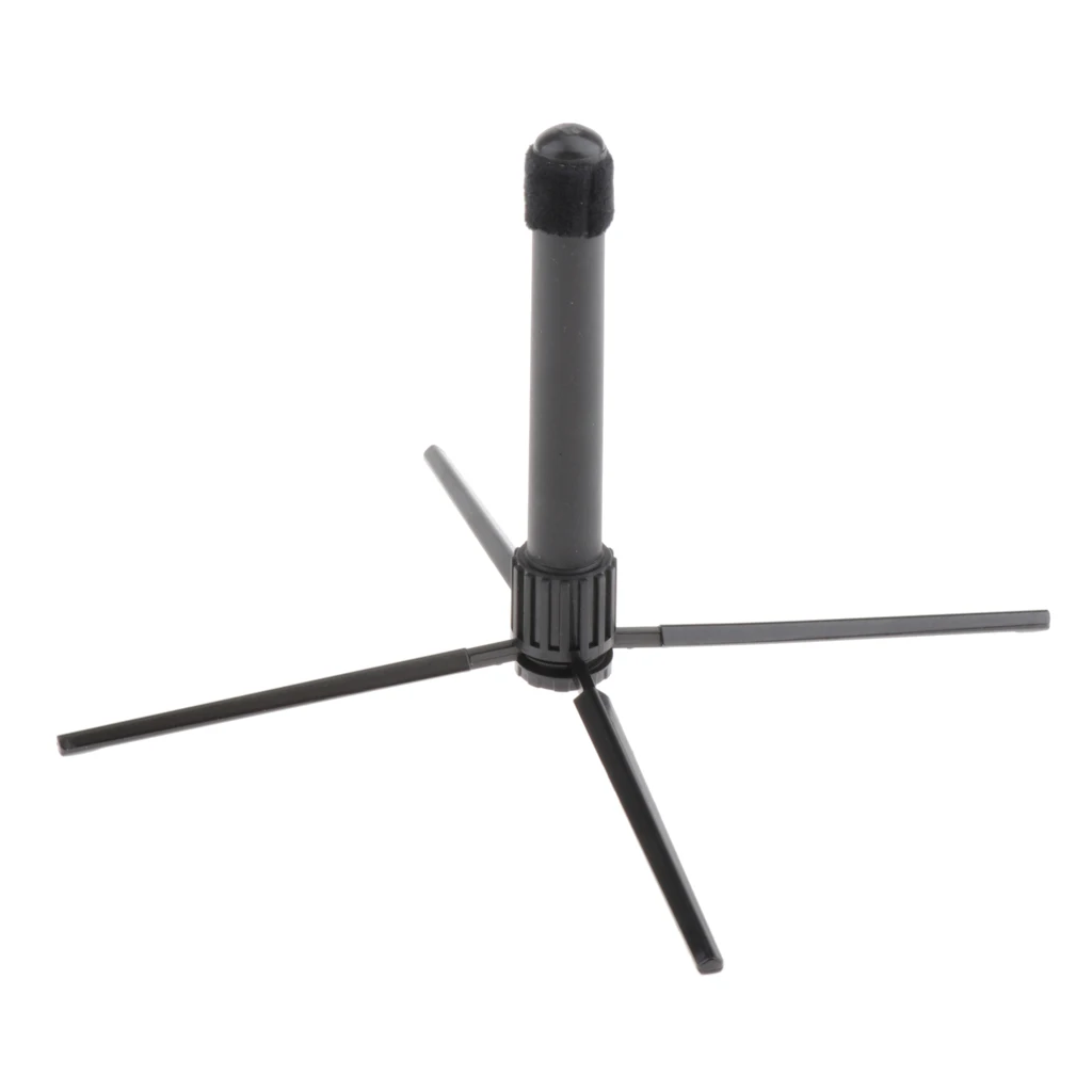 Foldable Flute Clarinet Stand Portable Black for Flute Clarinet Parts Accs