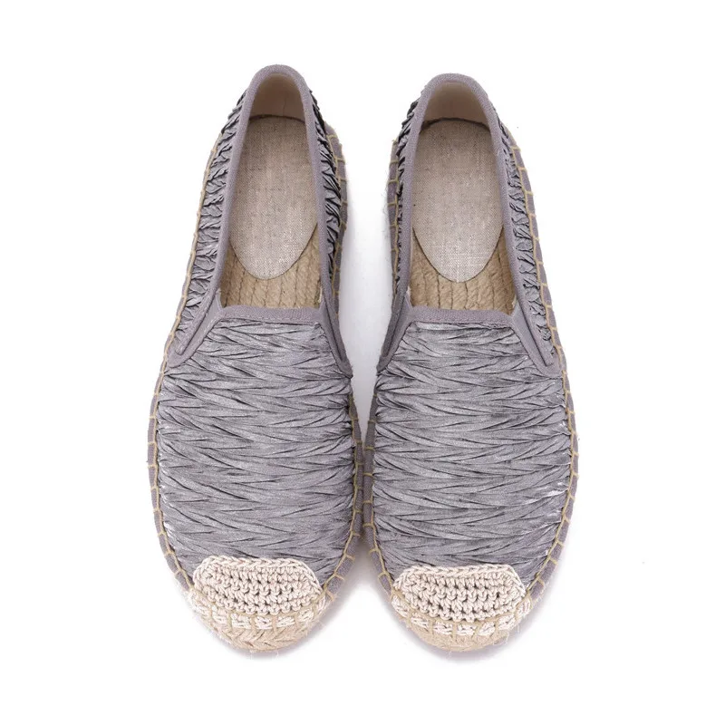 2020 New Spring Summer Women Flats Espadrilles Shoes Swing Slip On Straw Fisherman Shoes Round Toe Rope Lady Flats Loafers Shoes (10)
