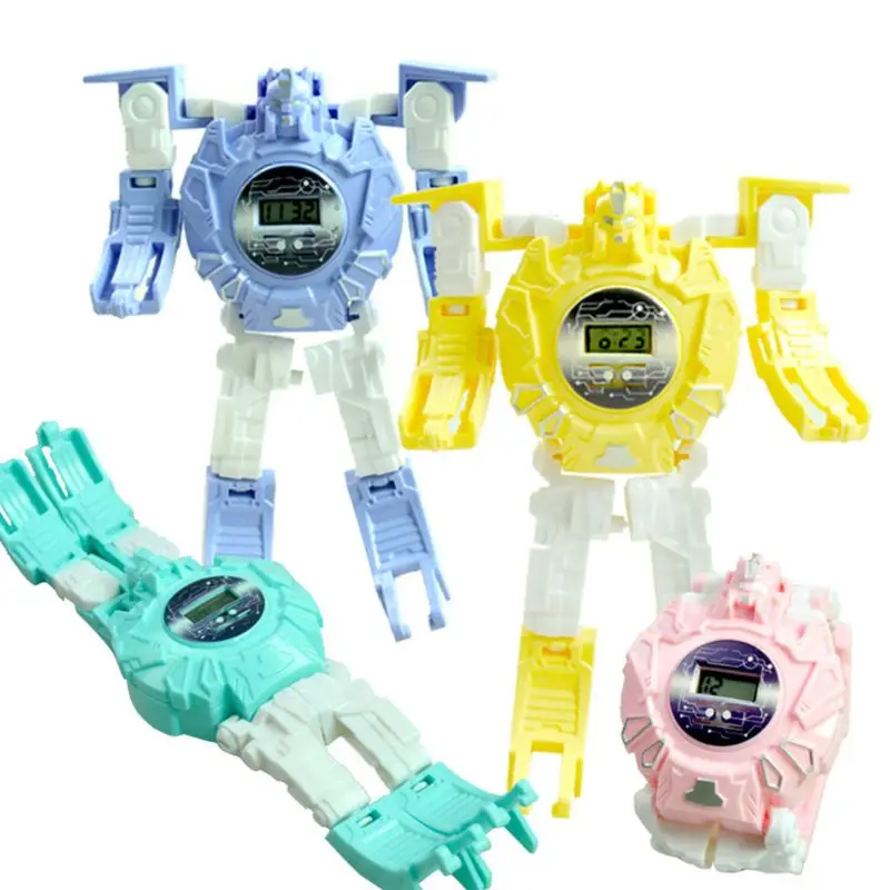 

Deformation Robot Watch Children Electronic Wristwatch Robots Transformation