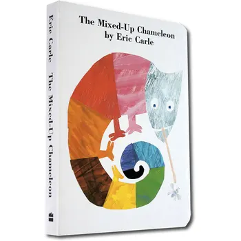 

The Mixed-Up Chameleon By Eric Carle Educational Books for Children Learn English Picture Cardboard Book Learning Toy Kids Games
